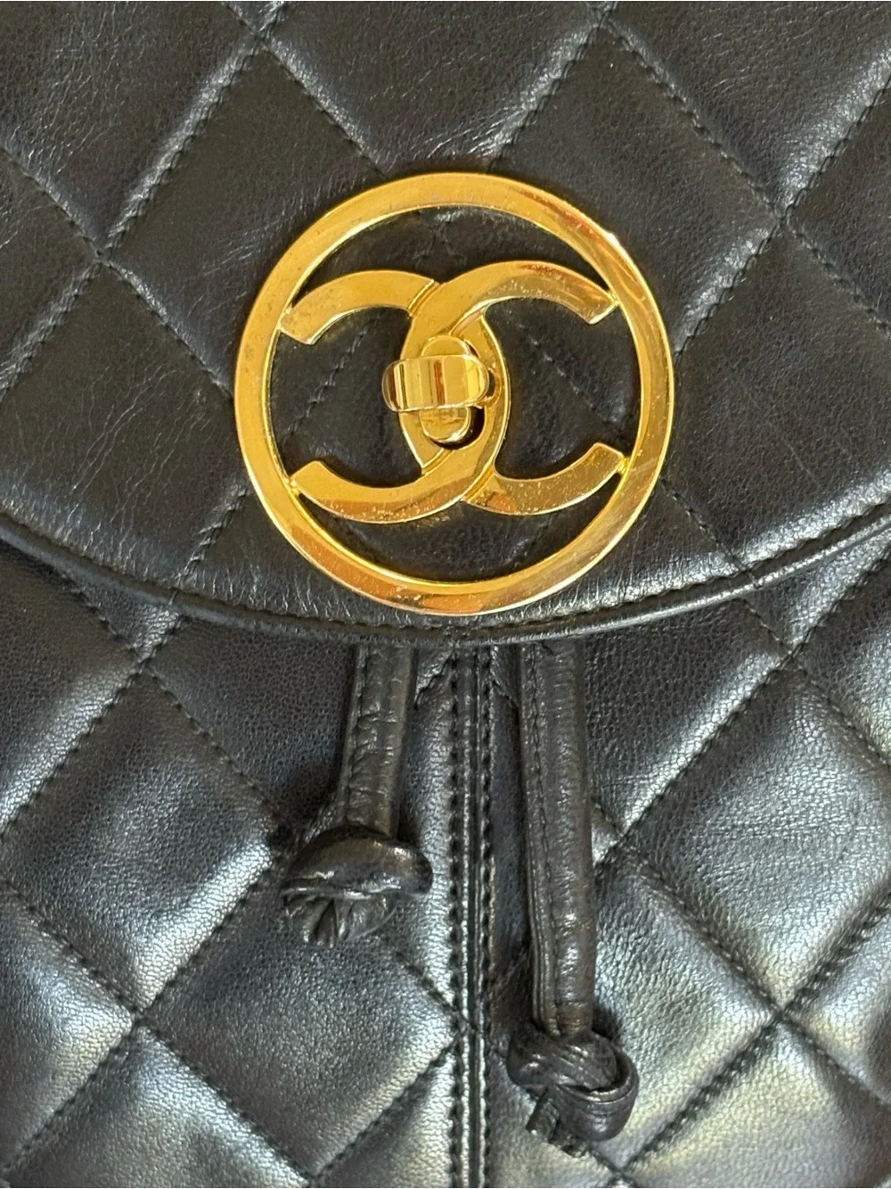 CHANEL  Matelassé Turnlock Unisex Backpack/Handbag
